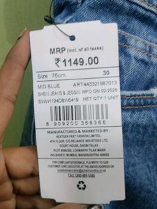 Ripped Knee Denim Jeans