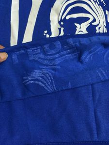 Blue Graphic Print Tee
