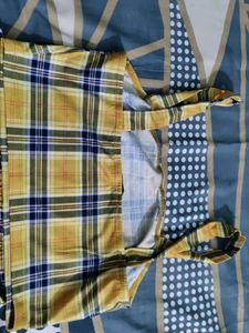 Plaid Crop Top &amp; Skirt Set