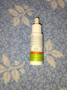 Empty Mamaearth Face Serum bottle