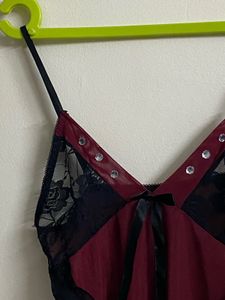 Red Lingery Tank Top