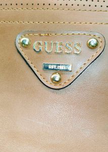 Guess Brown Tote Bag – Stylish Leather Handbag
