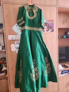 Party Wear Heavy Gown Silk