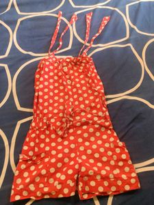 Cute Polka Dot Romper