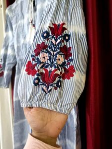 Floral Embroidery Summer Dress