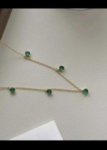 Emerald Chain Bracelet