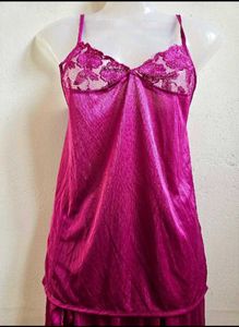 Magenta Lingerie Set