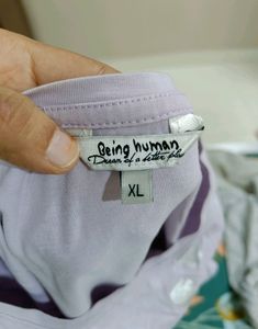 Being Human XL Top In Lavender Colour
