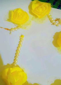 Yellow Floral Jewelry Set