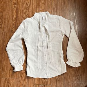 Ruffle Fairycore White Shirt