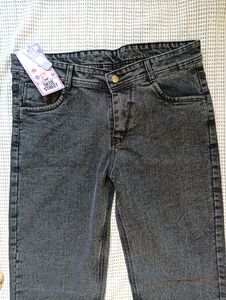 Charcoal Grey Straight fit jeans