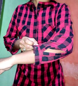 Checkered Frock For Women❤🖤