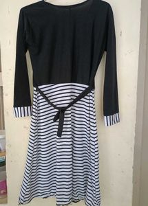 Striped Long Sleeve Dress
