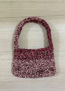 💕🎀Pink Crochet Handbag🎀💕