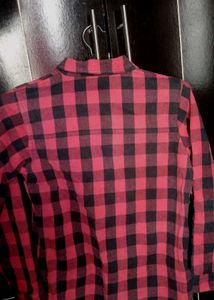 Red &amp; Black Checkered Shirt