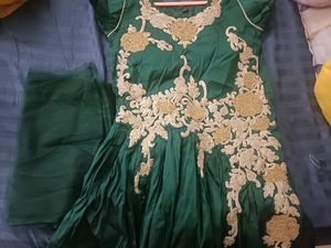 Bottle Green Gown