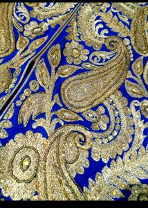 Elegant Blue & Gold Kurta set