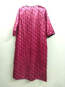 Pink Long Kurta
