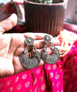 Combo Of Extremely Gorgeous 5 Oxidised Earrings