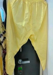 Floral Yellow Salwar Kameez Suit