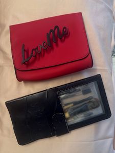 MAC Red 'Love Me' Clutch & VEGA Brush Set