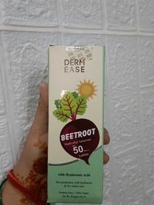 Derm Ease Beetroot Sunscreen SPF 50
