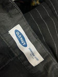 Old Navy Black Twill Shorts