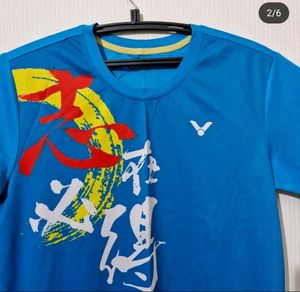 VICTOR BADMINTON TSHIRT ( BLUE )