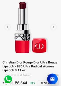 christian dior lipstick