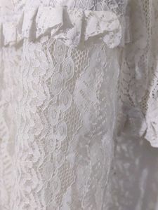 White Net Fancy Kurti