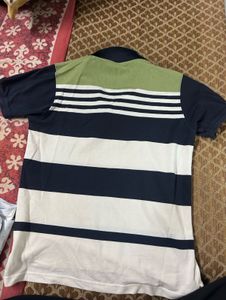 Striped Polo T-Shirt