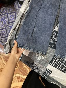 Wide Leg Ripped Jeans