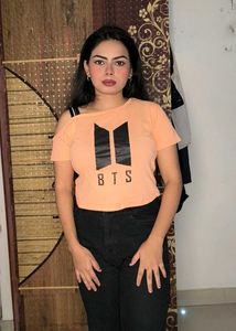 BTS Cold Shoulder Tee