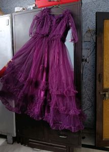LIGHT WEIGHT HEAVY FLARED GOWN