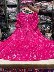 Brand New Ikkat Print Dress