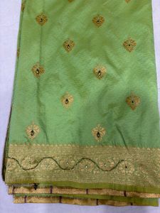 Elegant Green Saree