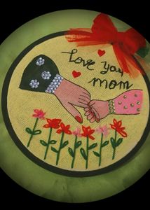 Handmade Embroidery Hoop Mother's Day Special
