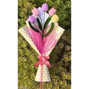 Crochet Tulip Bouquet
