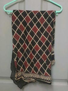 Cotton Ajrak Print 3 Piece Churidar Set