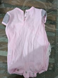 Cute Pink Baby Dress Set