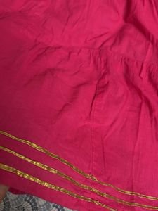 Short Kurti And Skirt Set