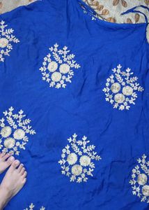 Embroidered A-Line Skirt