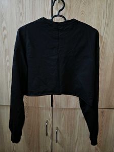 H&amp;M Divided - Cotton Crop Sweatshirt