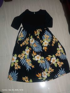 Floral Print Midi Dress