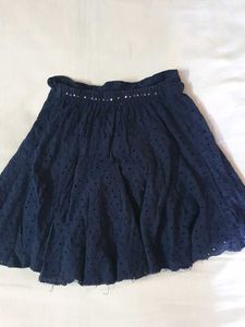 Girls Navy Blue Skirt