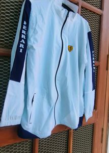 White And Blue Tracksuit