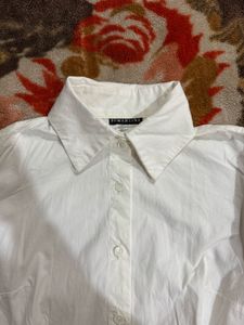 White Button-Up Top