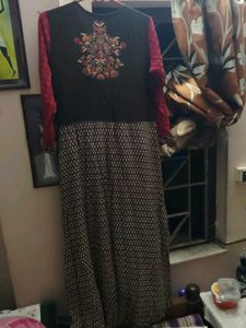 Elegant Print Maxi Dress