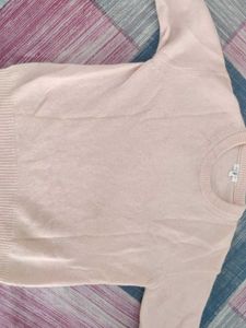 Light Pink Pullover Sweater