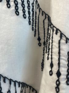 Embroidered Peasant Top